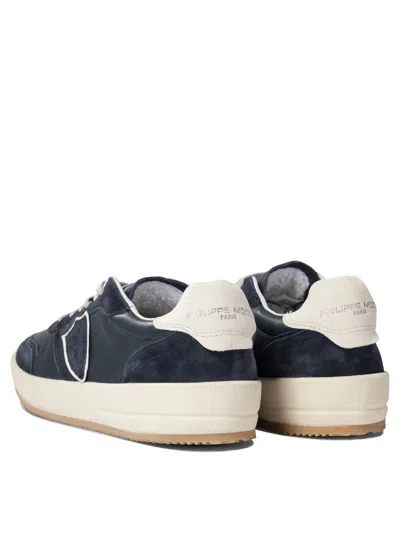 Philippe Model Nice Low Blue Sneaker