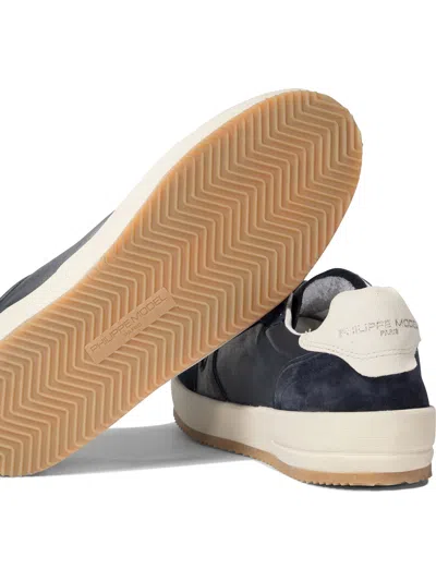 Philippe Model Nice Low Blue Sneaker