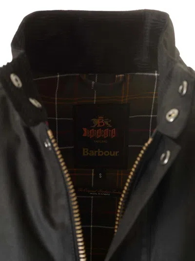 Baracuta X Barbour Oversized Waxed Vest Jackets Black