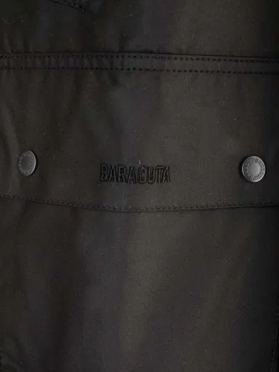Baracuta X Barbour Oversized Waxed Vest Jackets Black