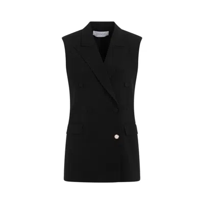 Gabriela Hearst Mayte Double-breasted Silk And Wool-blend Vest