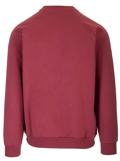 Deus Ex Machina Pill Logo Crew Sweatshirts Bordeaux