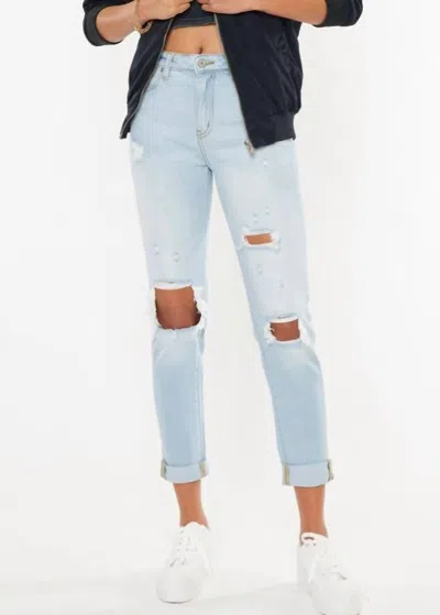 Kancan Isabella Jeans In Light Stone Wash