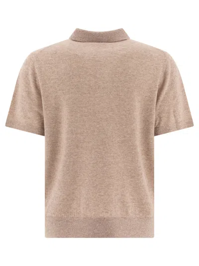 Vince Pocketed Polo With Ribbed Collar And Sleeves