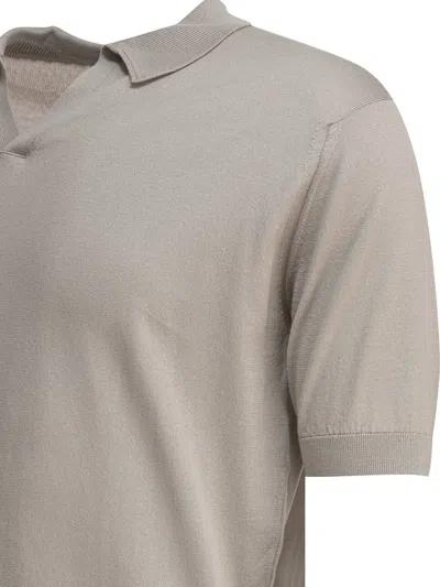 John Smedley Noah V-neck Polo T-shirt