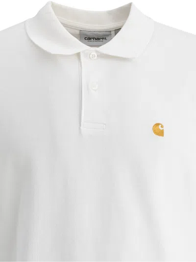 Carhartt Wip Logo Embroidered Short-sleeved Polo Shirt
