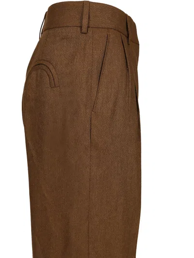 Blazé Milano Renard Fox Pants Trousers Brown