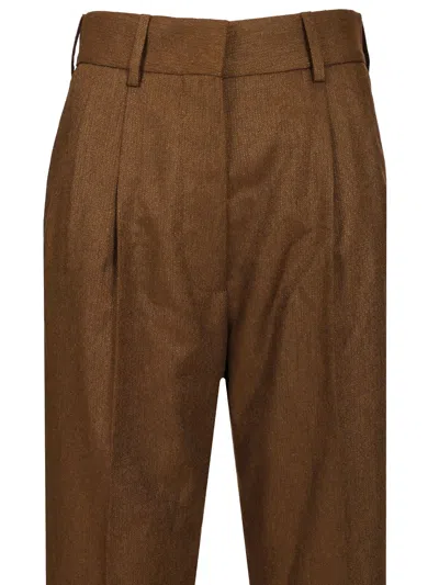 Blazé Milano Renard Fox Pants Trousers Brown