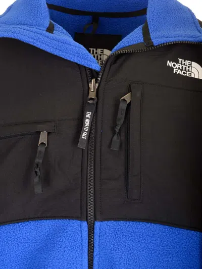 The North Face Mens Retro Denali Colour-block Fleece Jacket Blue