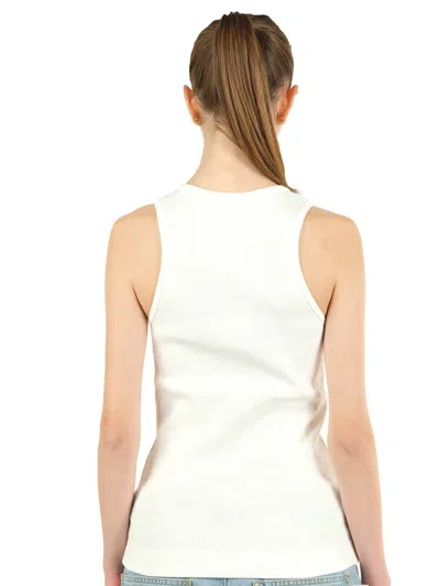 Givenchy White Stretch Cotton Tank Top