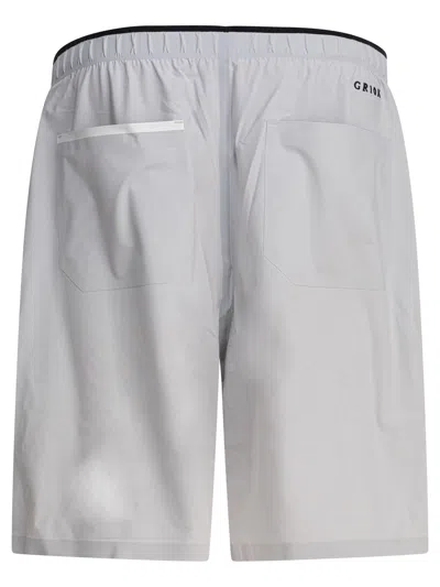 Gr10k Render Ultrasound Elasticated-waistband Shorts In White
