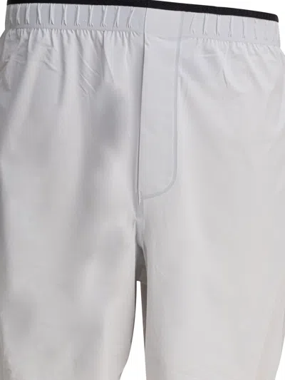 Gr10k Render Ultrasound Elasticated-waistband Shorts In White