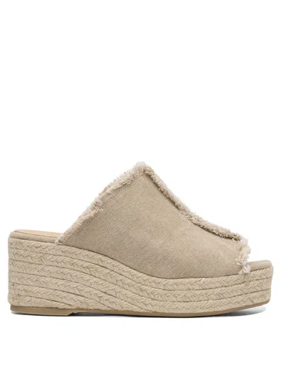 Castaã±er Sandals Beige In Neutral