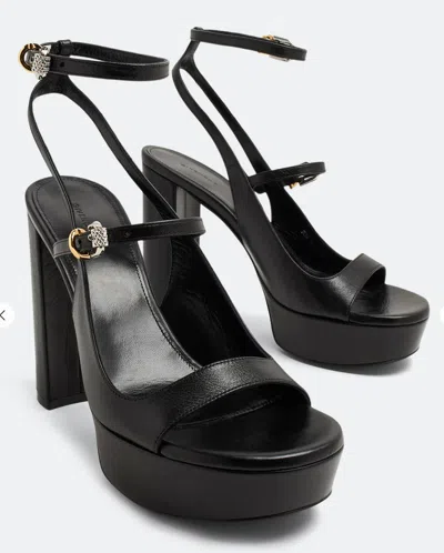 Givenchy Elevated Sandals With Platform Sole And Block Heel In Black