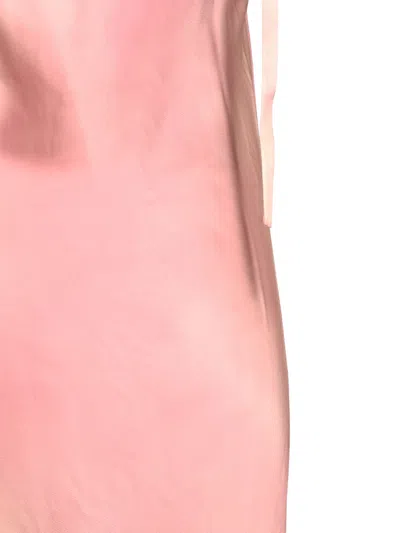 Acne Studios Satin Slip Dress Dresses Rose