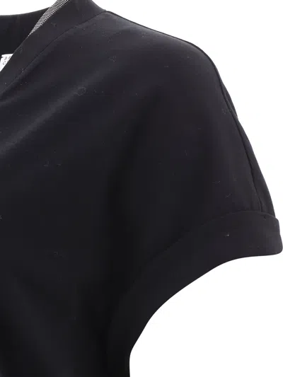 Brunello Cucinelli Scollo Prezioso T-shirts Black