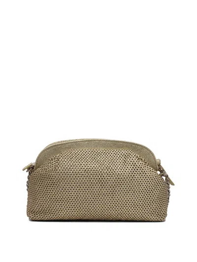 Reptile's House Reptiles House Shoulder Bags In Gold