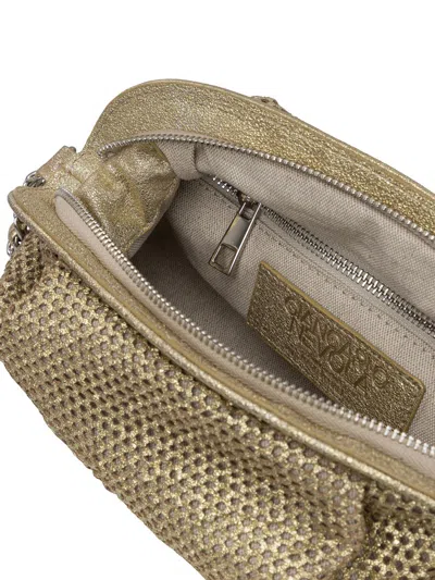 Reptile's House Reptiles House Shoulder Bags In Gold