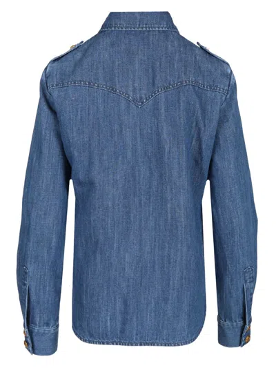 Valentino Casual Shirt With Chest Pockets And Epaulettes