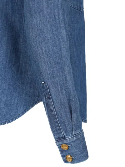 Valentino Casual Shirt With Chest Pockets And Epaulettes