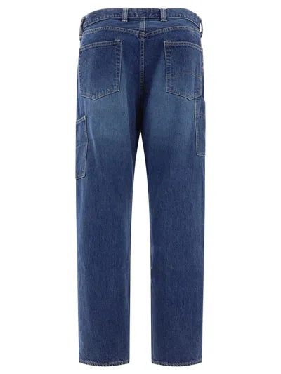 Shop Human Made Straight Jeans Blue