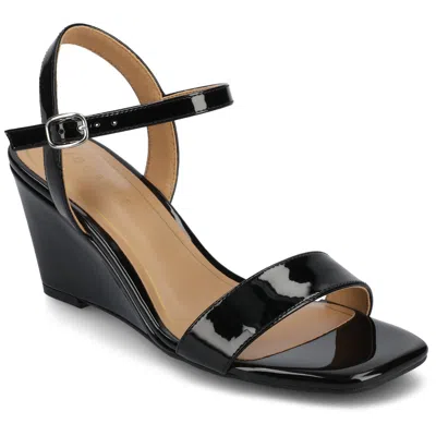 Journee Collection Womens Clayr Wedge Sandals