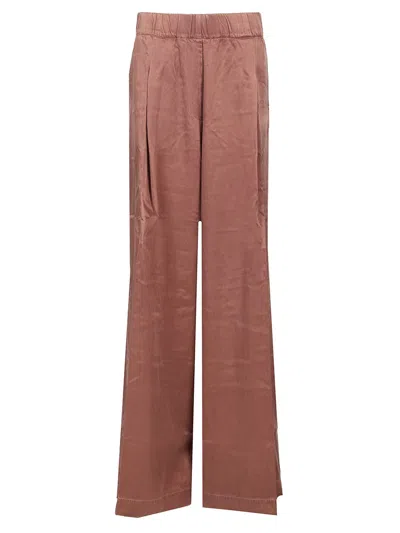 Dries Van Noten Pila Cupro And Cotton Trousers