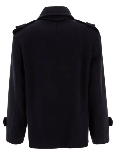 Max Mara Wool And Cashmere Coat Coats Blue