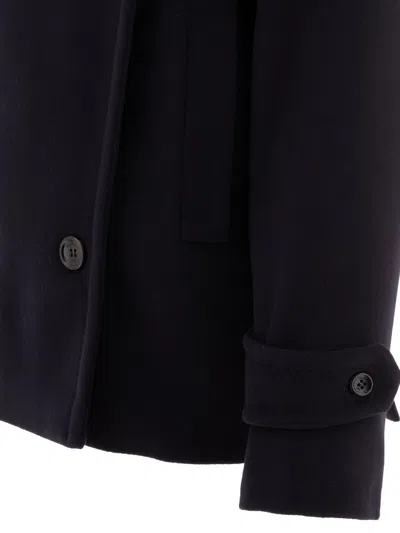 Max Mara Wool And Cashmere Coat Coats Blue