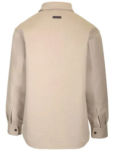 Fear Of God Beige Wool Cashmere Overshirt
