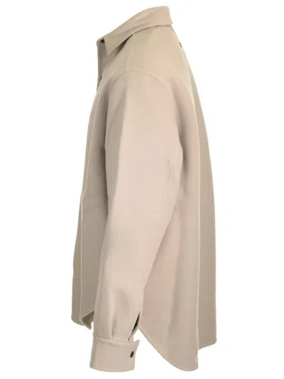 Fear Of God Beige Wool Cashmere Overshirt