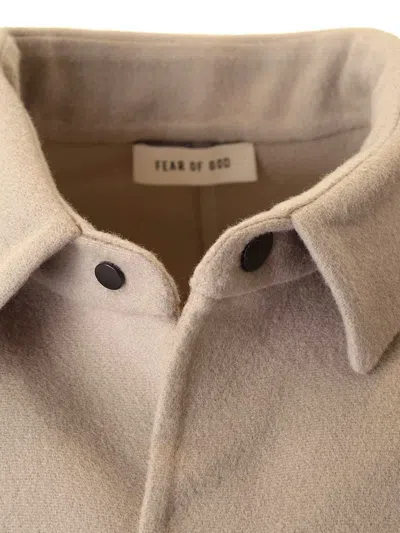 Fear Of God Beige Wool Cashmere Overshirt