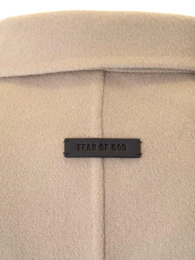 Fear Of God Beige Wool Cashmere Overshirt