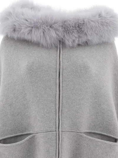Giovi Women's Wool And Cashmere Poncho