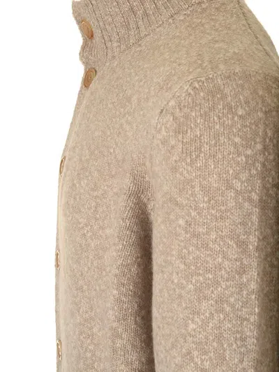 Brunello Cucinelli Wool Cardigan Jackets Beige
