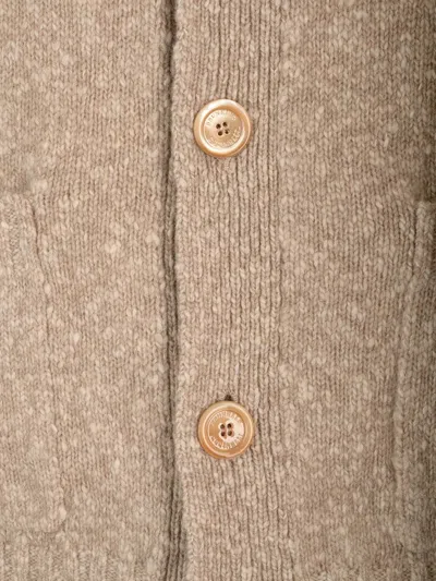 Brunello Cucinelli Wool Cardigan Jackets Beige