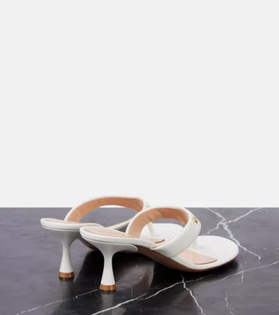 Gianvito Rossi Ascent Thong 55 High-heeled Sandals In White