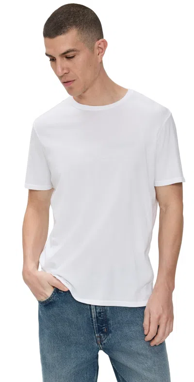 Alex Mill Standard Cotton Slub Tee In White