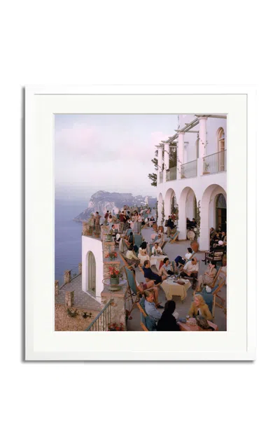 Sonic Editions Exclusive Capri Cafe Framed Photography Print
