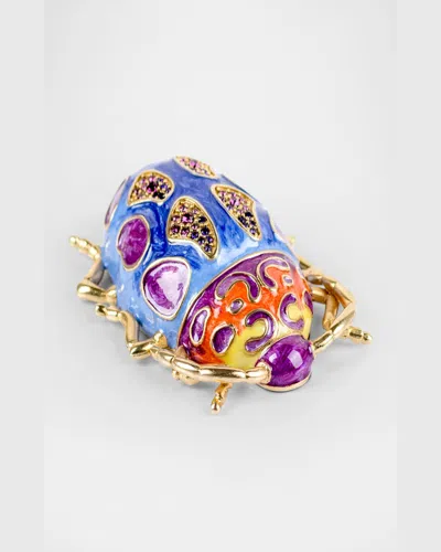 Jay Strongwater Celo Beetle Objet