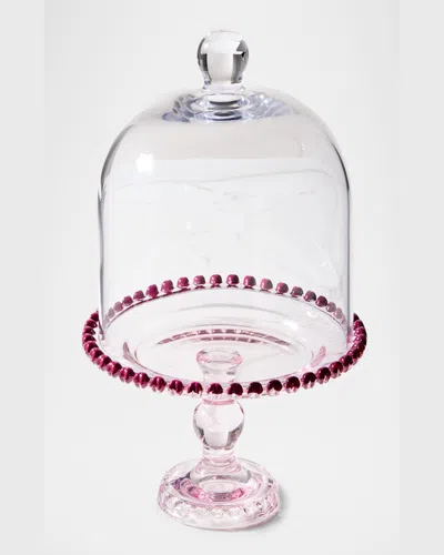 Neiman Marcus Footed Dessert Plate With Dome