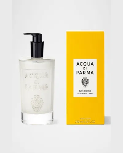 Acqua Di Parma Buongiorno Refillable Hand Lotion 330ml In Transparent