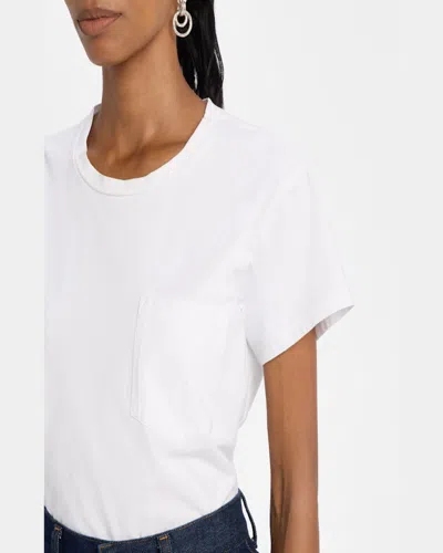 Good Work By Argent X Citizens Of Humanity Maybelle Crewneck Cotton Tee