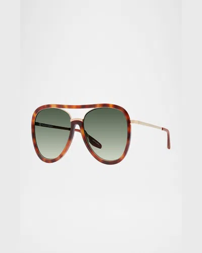 Barton Perreira Fossett Aviator Sunglasses
