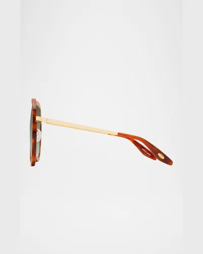 Barton Perreira Fossett Aviator Sunglasses