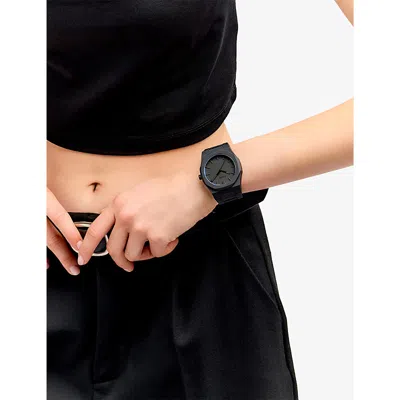 D1 Milano Black Polycarbon Shadow Polycarbonate Quartz Watch