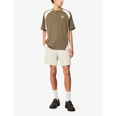 Manors Cotton Mga T-shirt In Green