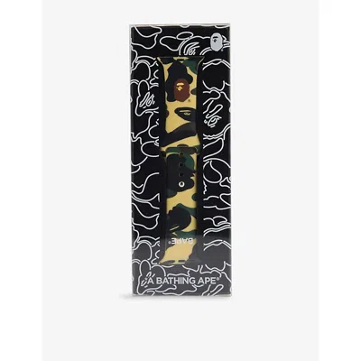 A Bathing Ape Yellow 1st Camo Silicone Watch Band
