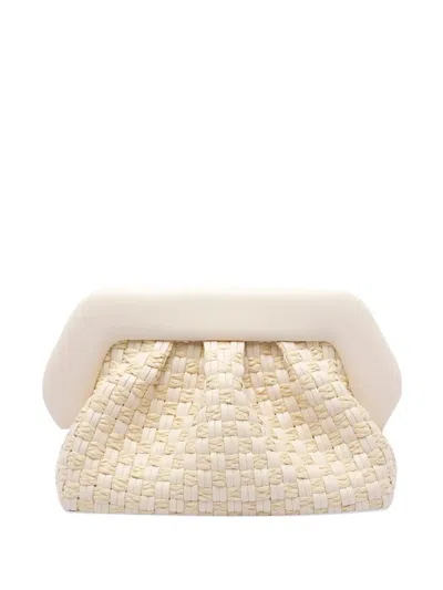Themoirè Clutch Bag Tia In Neutral