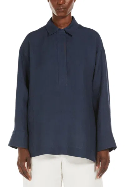 S Max Mara Shirts Blue